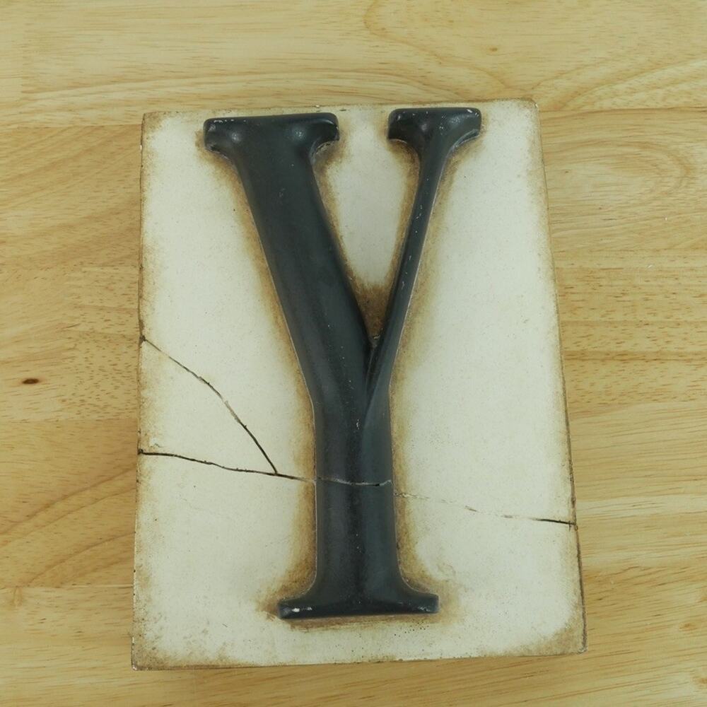 Sid Dickens Memory Block‎ Scribe Collection Letter Y Alphabet Wall Tile #SCY
